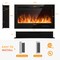 36 Inch Wall Mounted Electric Fireplace with Remote Control and Touch LED Screen Panel